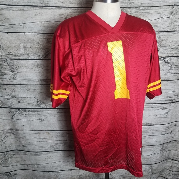 Trojan Apparel Trojans #1 Jersey Size Large.Pit to pit approx:  22.5 inches R - Picture 1 of 6